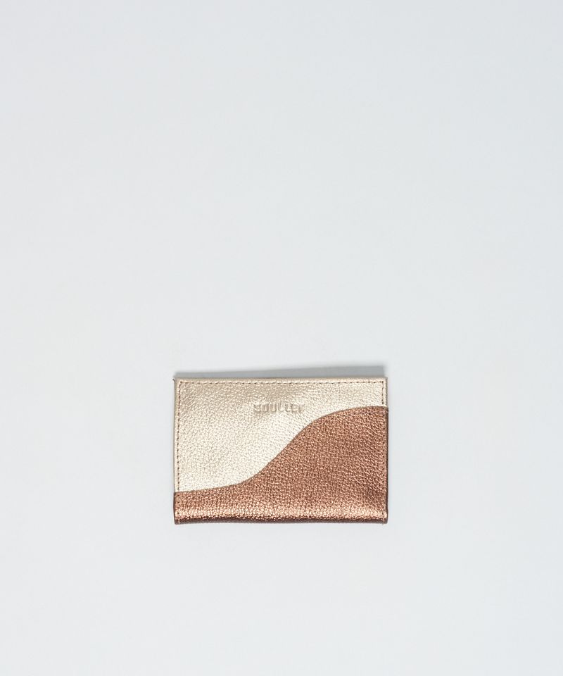 Carteira Couro Organica - Bronze u - bronze