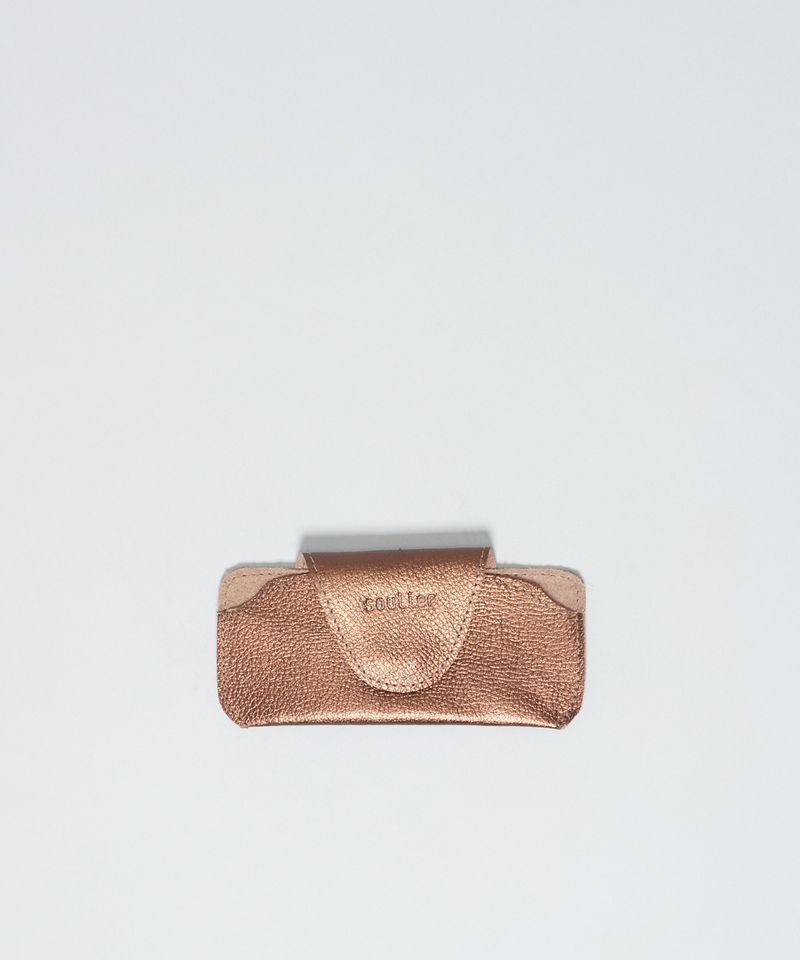 Porta Oculos Soulier - Bronze u - bronze
