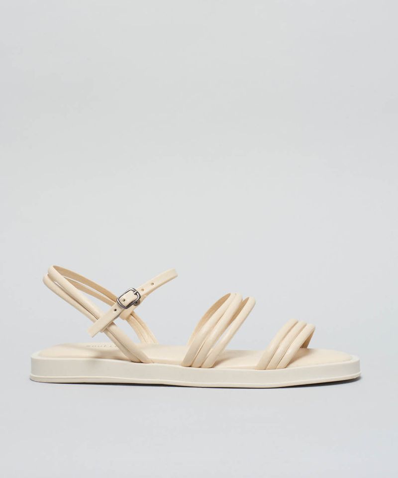 Rasteira Comfort Tiras - Offwhite 37 - offwhite