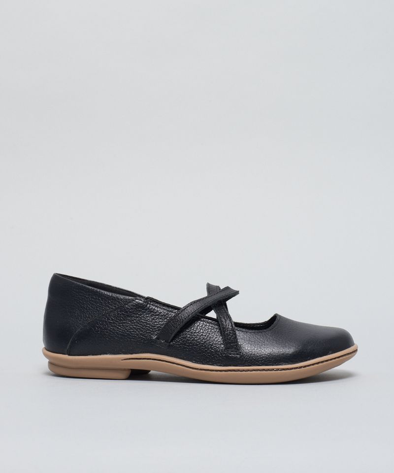 Sapatilha Couro Entrelace - Preto 34 - preto