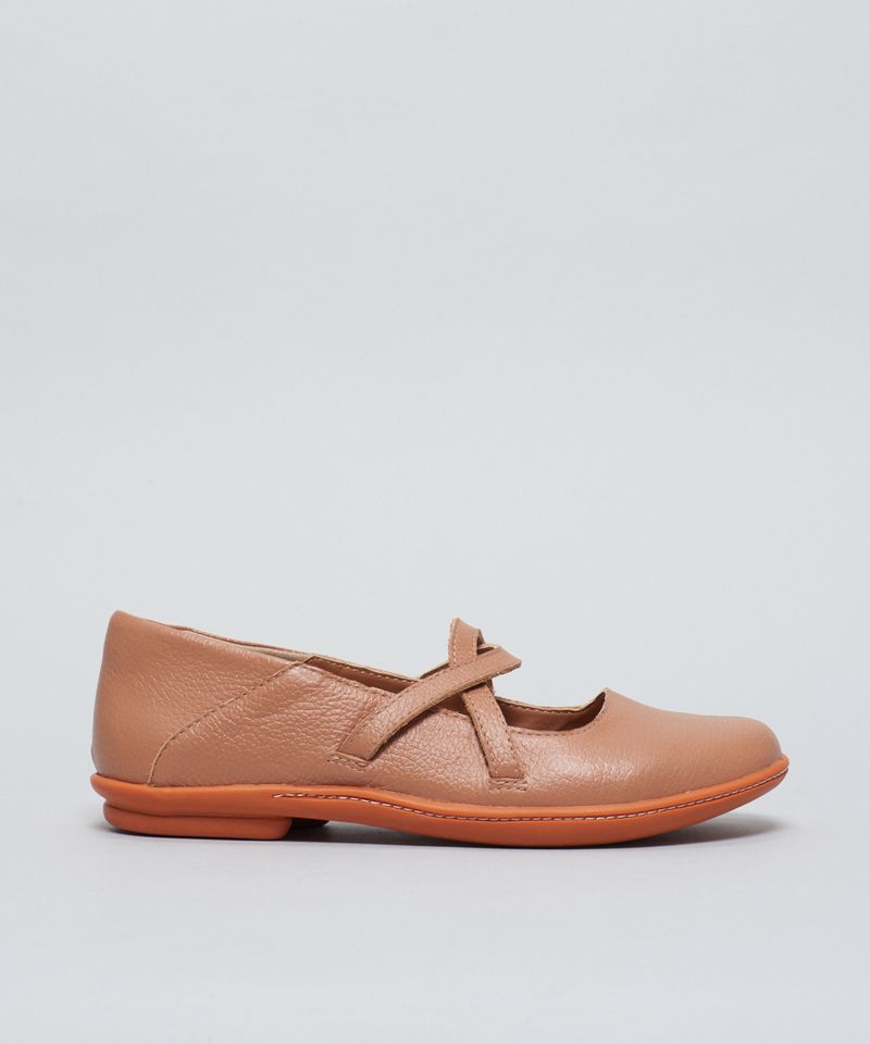 Sapatilha Couro Entrelace - Caramelo 35 - caramelo