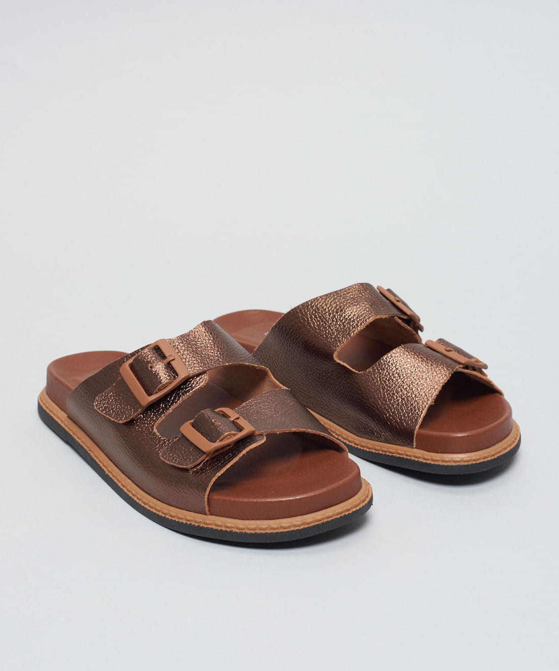 Rasteira Anatomica Vira - Bronze - Imagem 44