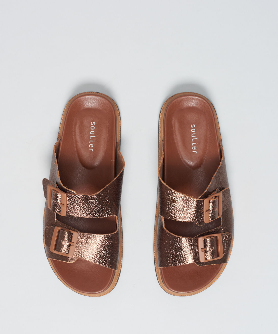 Rasteira Anatomica Vira - Bronze - Imagem 11