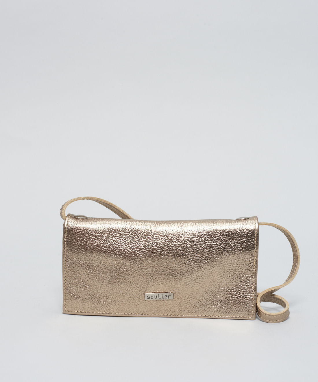 Carteira Alca Removivel Neo - Prata Velho