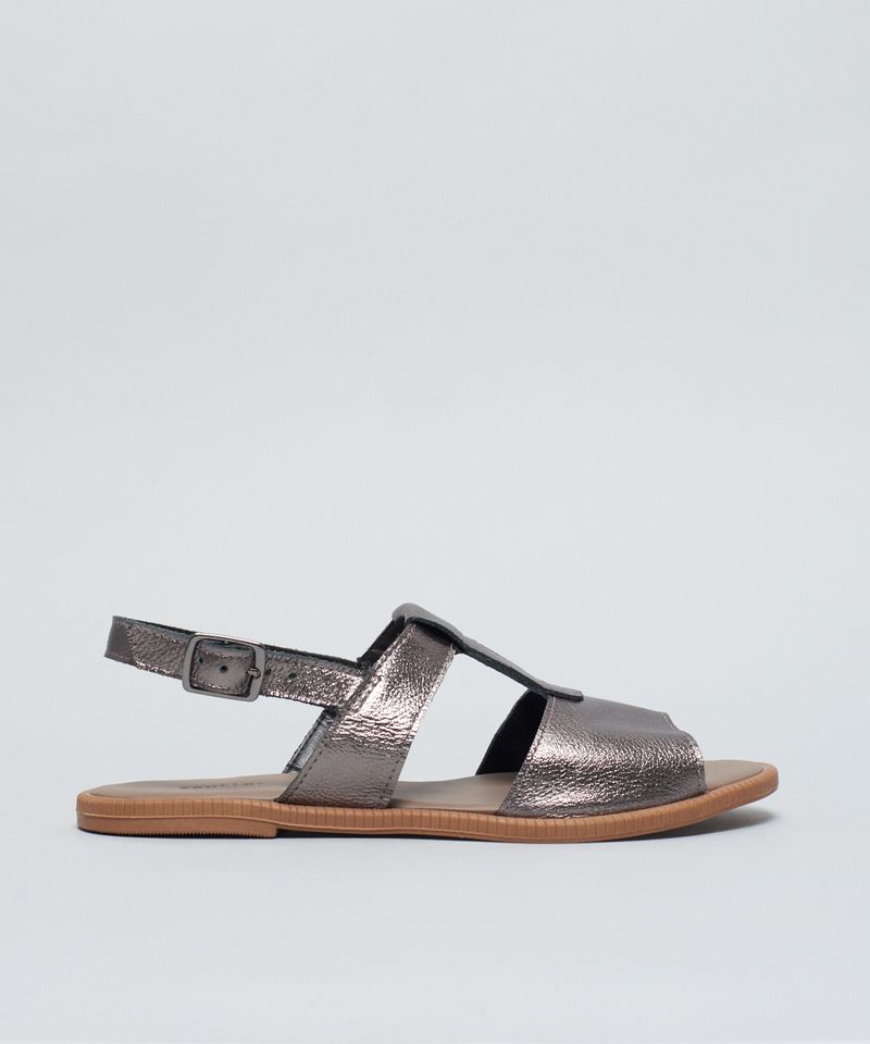 Rasteira Couro Isis - Onix 36 - onix