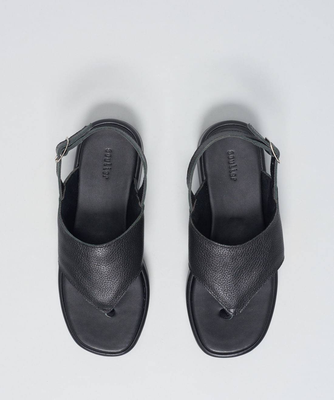 Flat Couro Asa Delta - Preto - Imagem 24