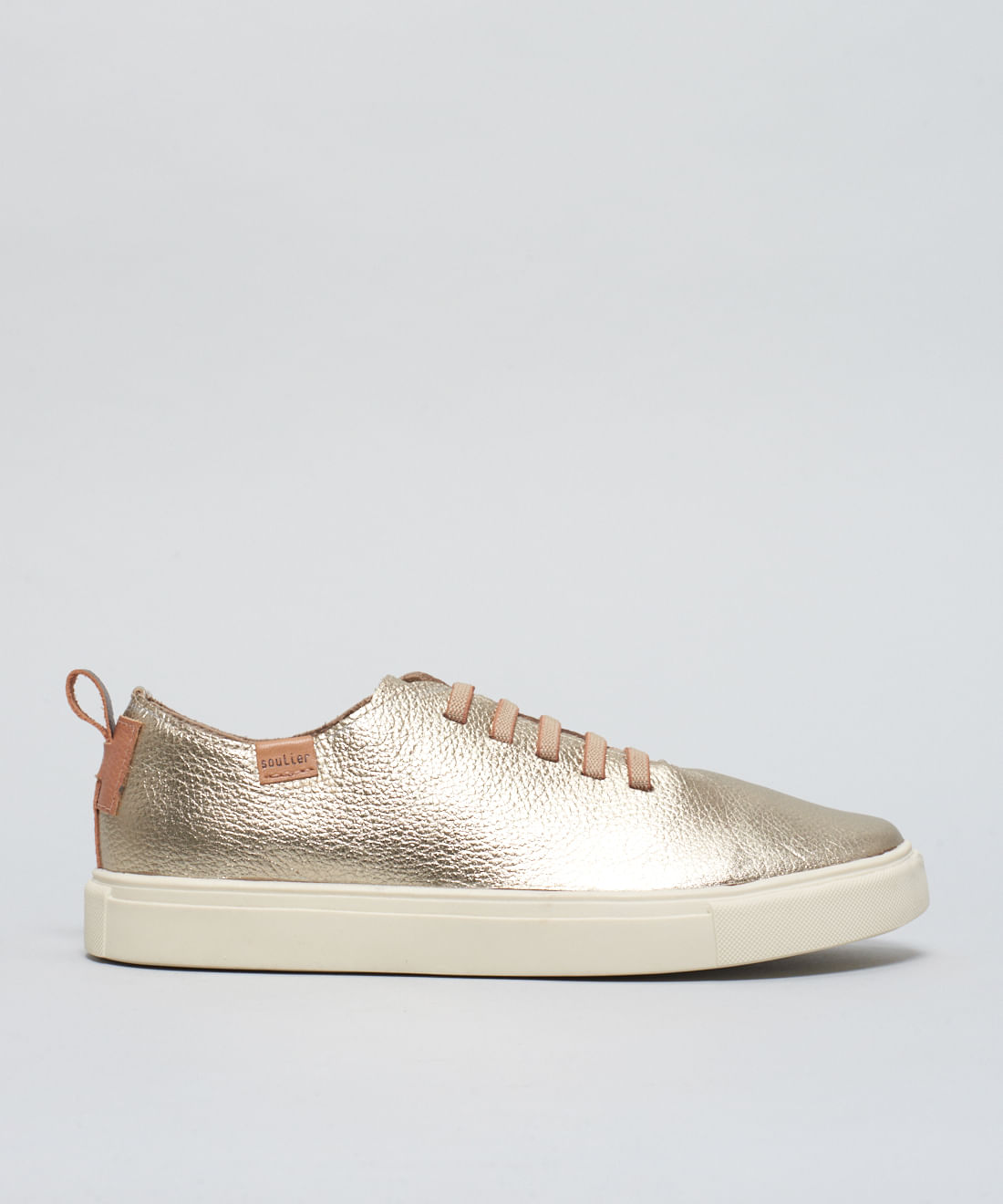 Tenis Couro Pratico - Prata Velho - Imagem 11
