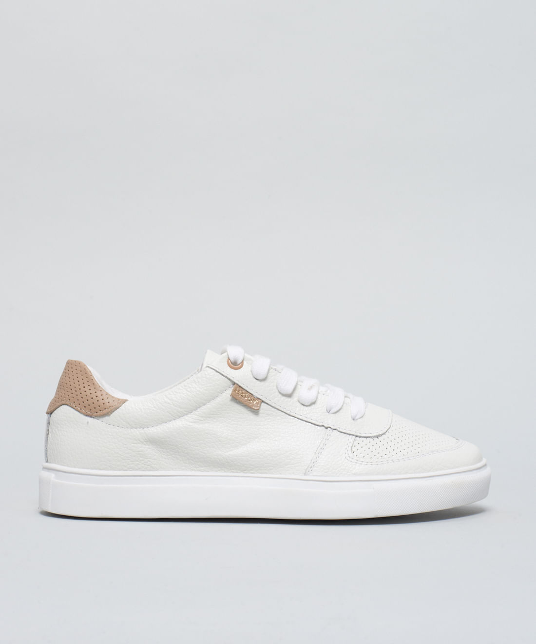 Tenis Couro Detalhe Color - Branco - Imagem 21