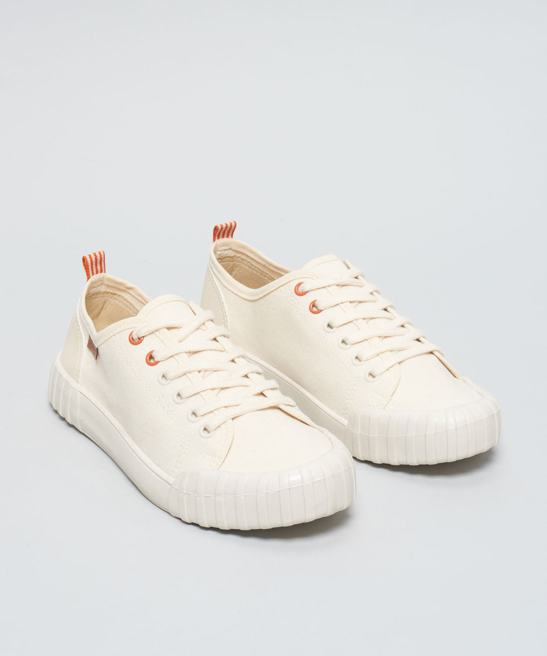 Tenis Lona Traseiro Soft - Offwhite - Imagem 2