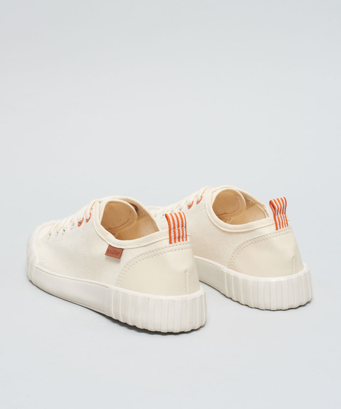 Tenis Lona Traseiro Soft - Offwhite - Imagem 8