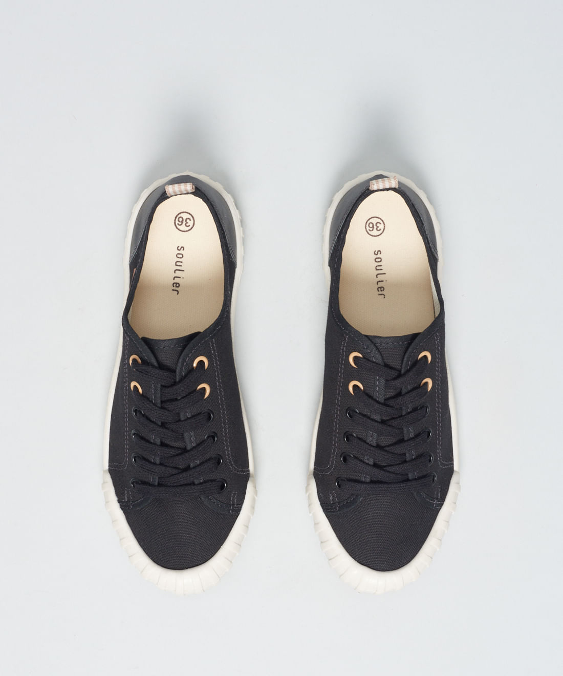 Tenis Lona Traseiro Soft - Preto - Imagem 14