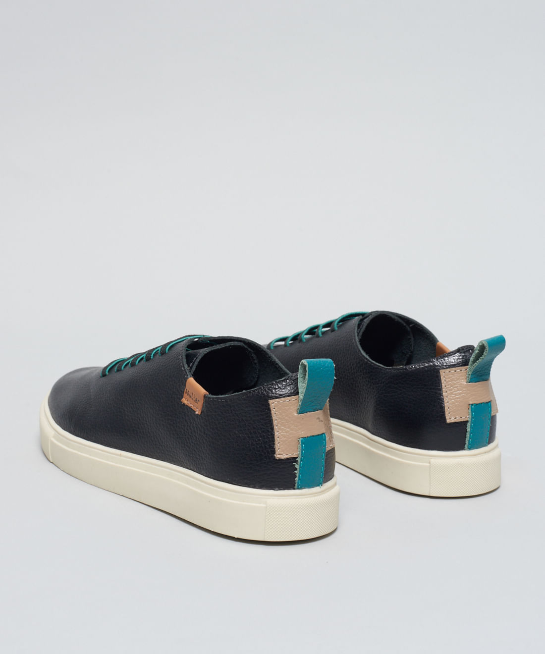 Tenis Couro Pratico - Preto - Imagem 13