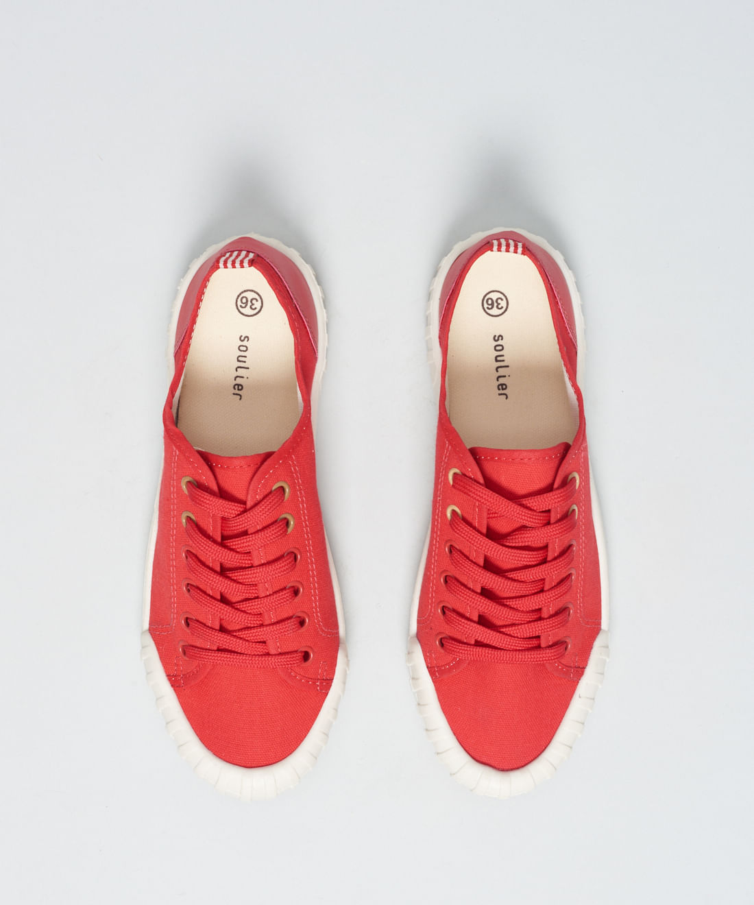Tenis Lona Traseiro Soft - Vermelho - Imagem 29