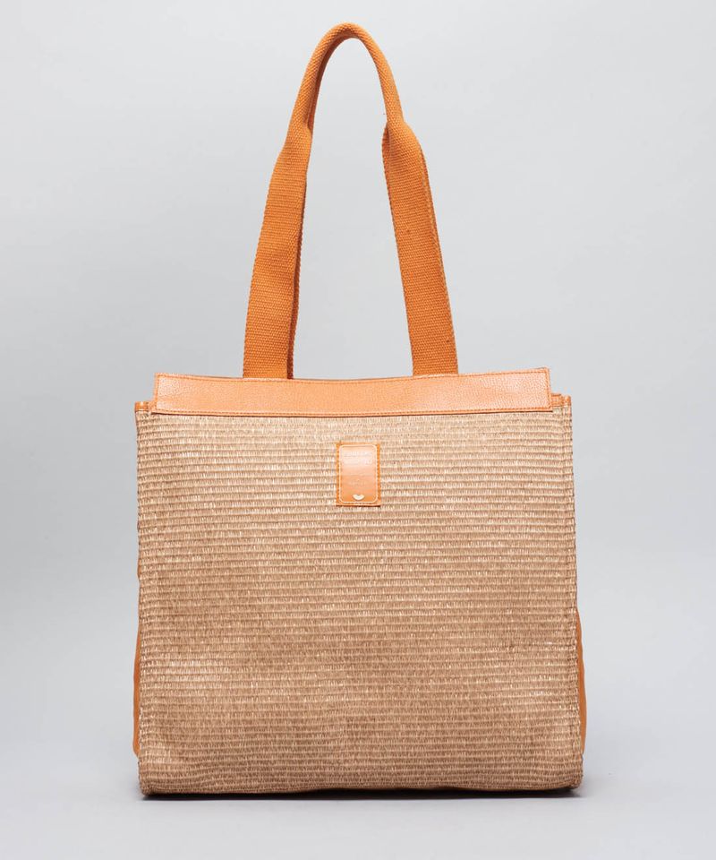 Bolsa g Rafia Soul - Cenoura u - cenoura