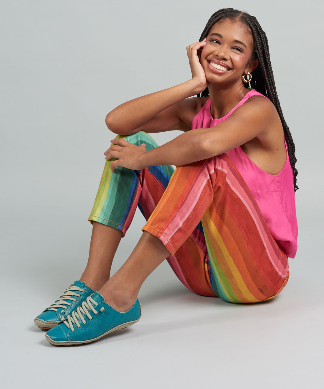 Tenis Perfuros Bicolor - Esmeralda - Imagem 25