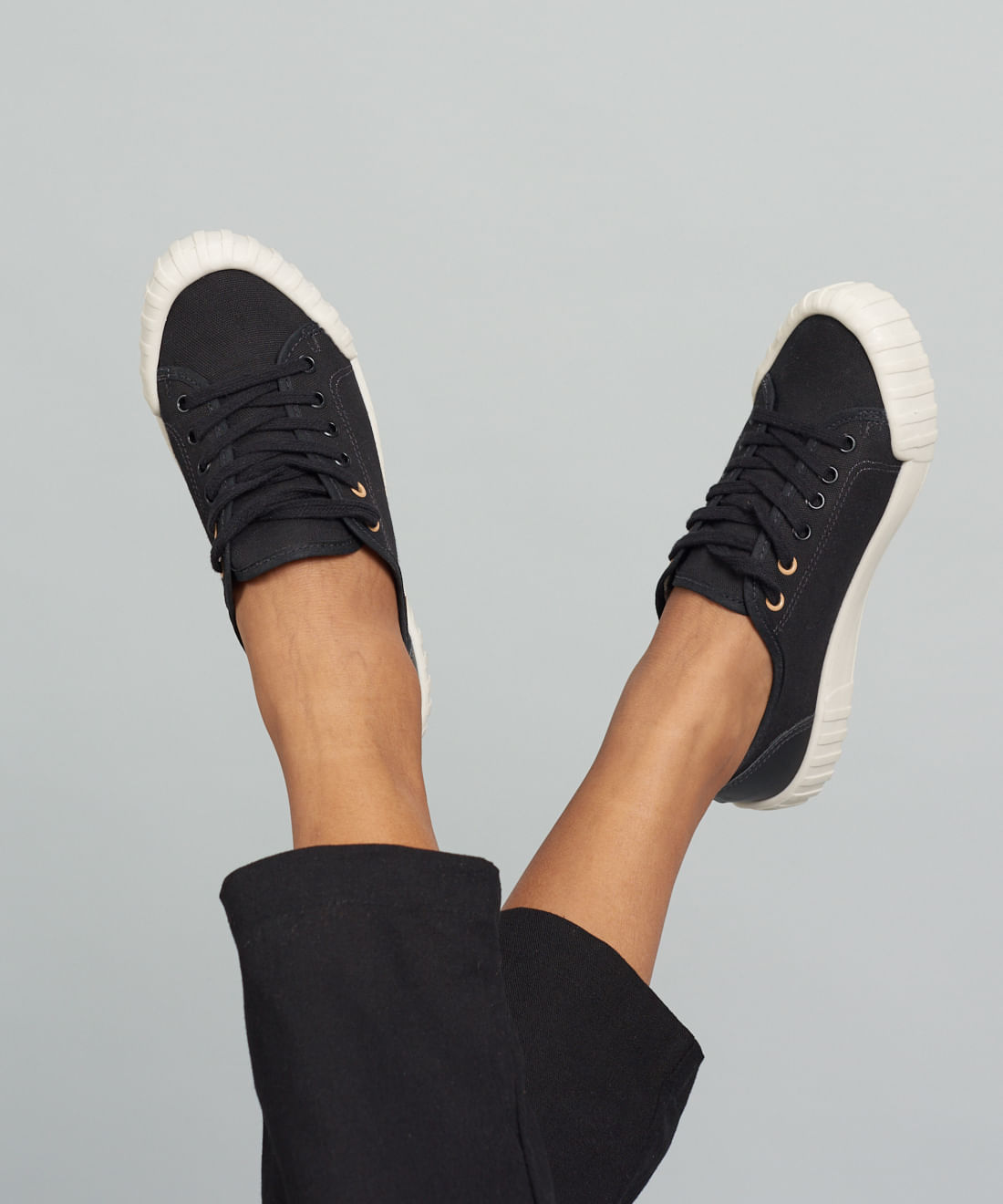 Tenis Lona Traseiro Soft - Preto - Imagem 5