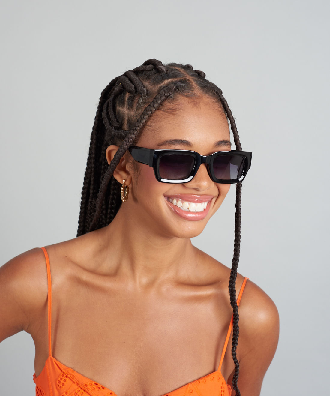 Oculos Quadrado Bel - Preto - Imagem 3