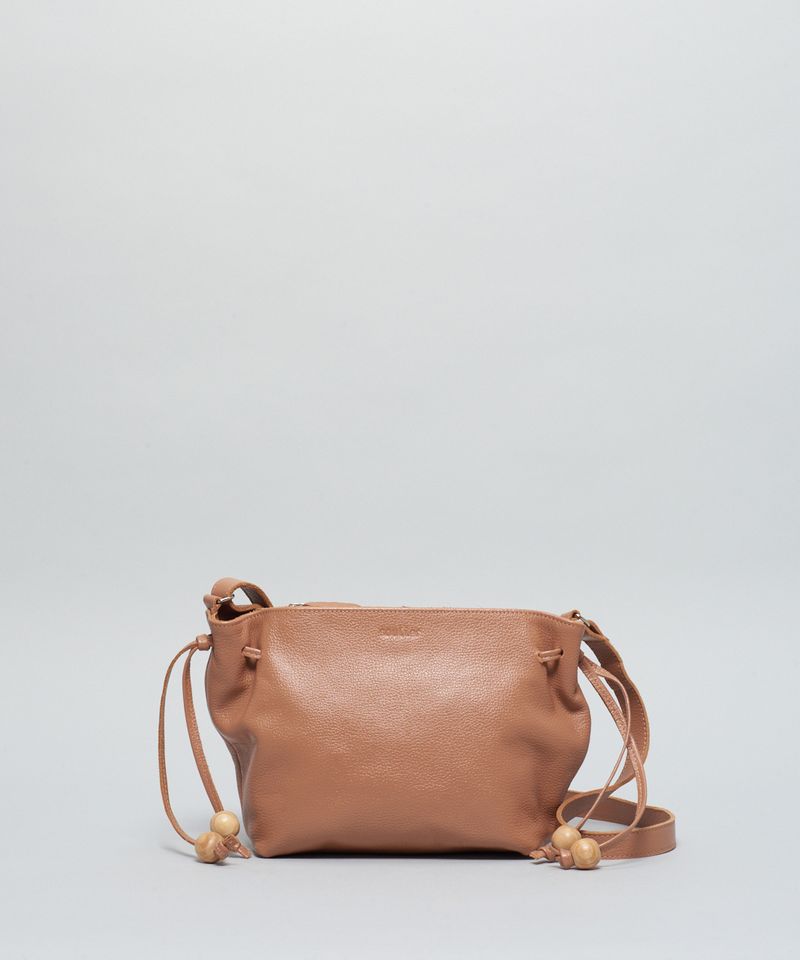 Bolsa m Couro Esferas - Caramelo u - caramelo