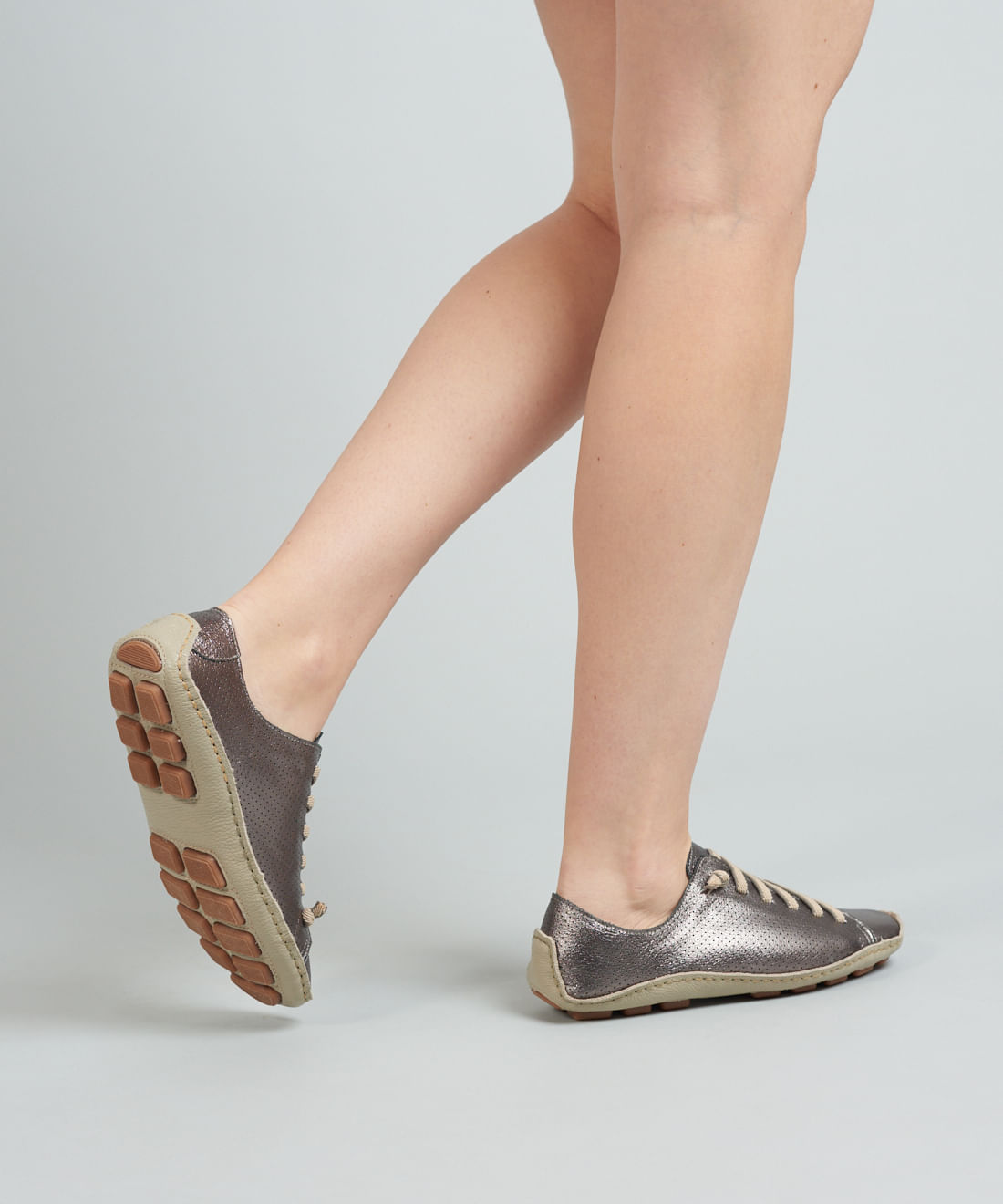 Tenis Perfuros Bicolor - Onix - Imagem 5