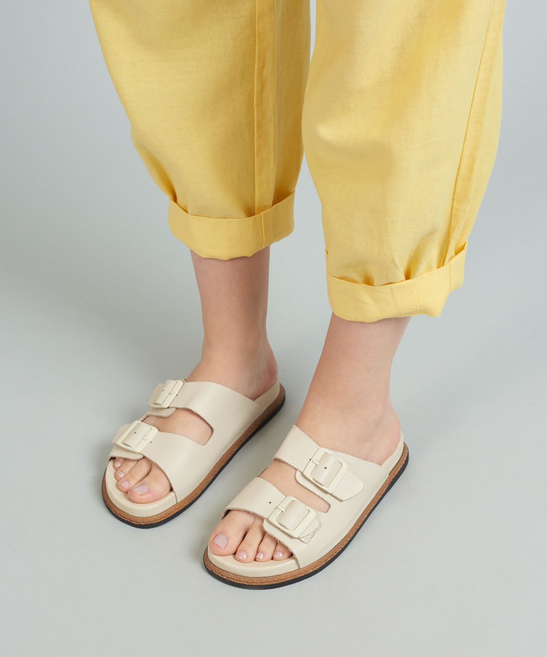 Rasteira Anatomica Vira - Offwhite - Imagem 6