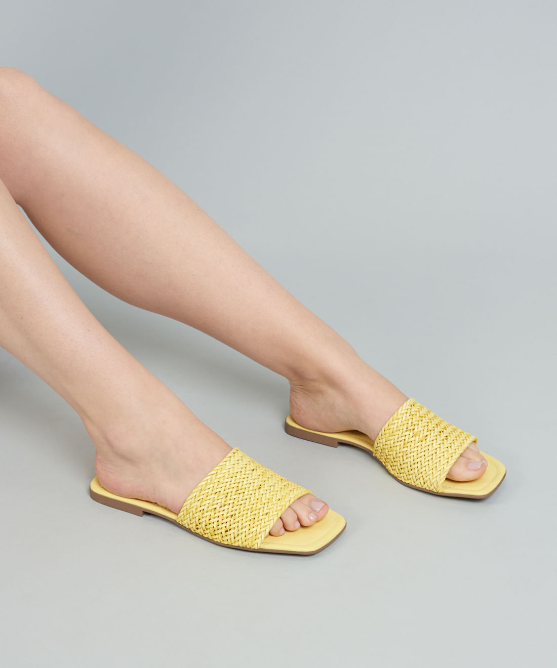 Rasteira Tresse Basica - Amarelo Polen - Imagem 5