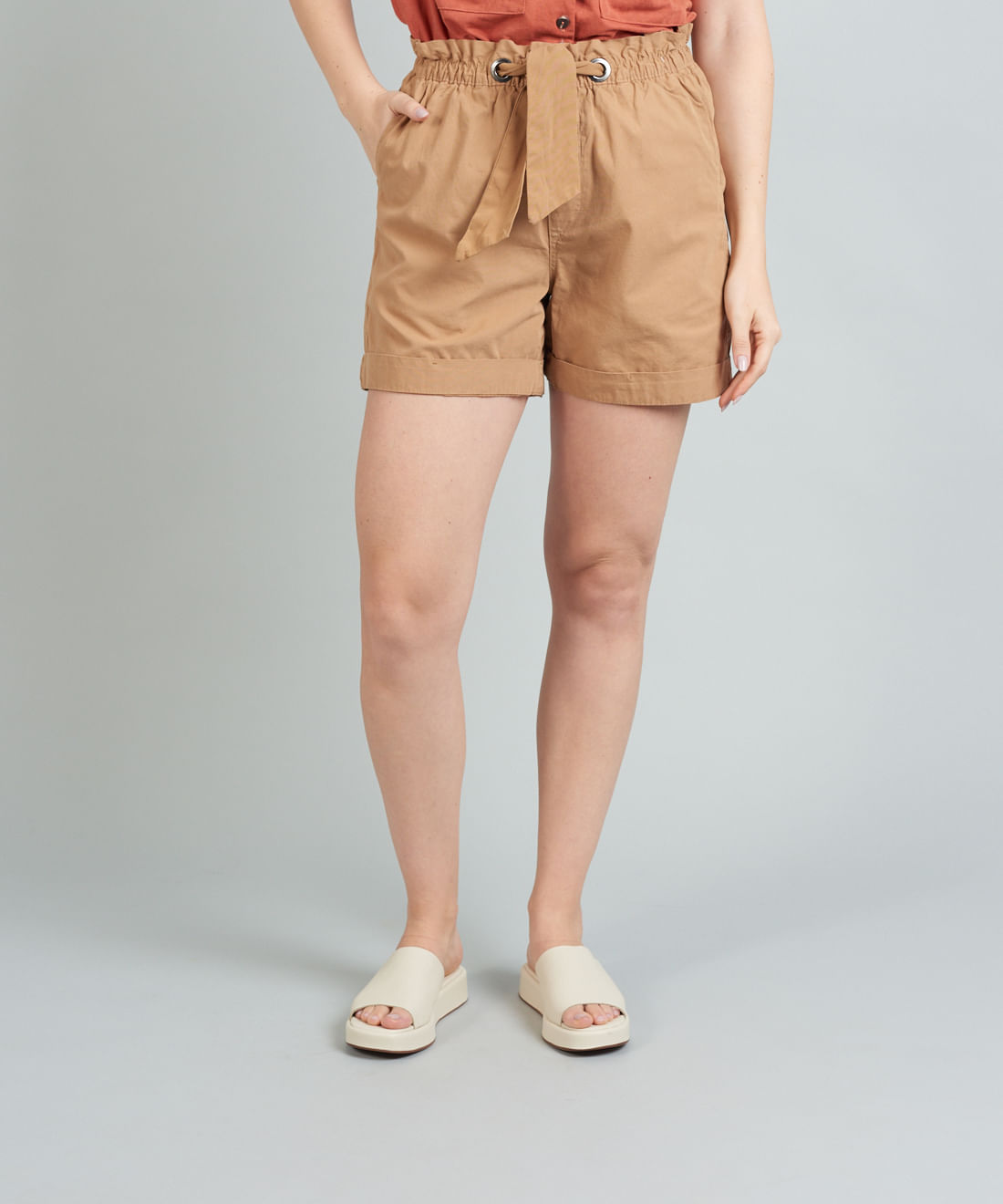 Flat Slide Couro - Offwhite - Imagem 30