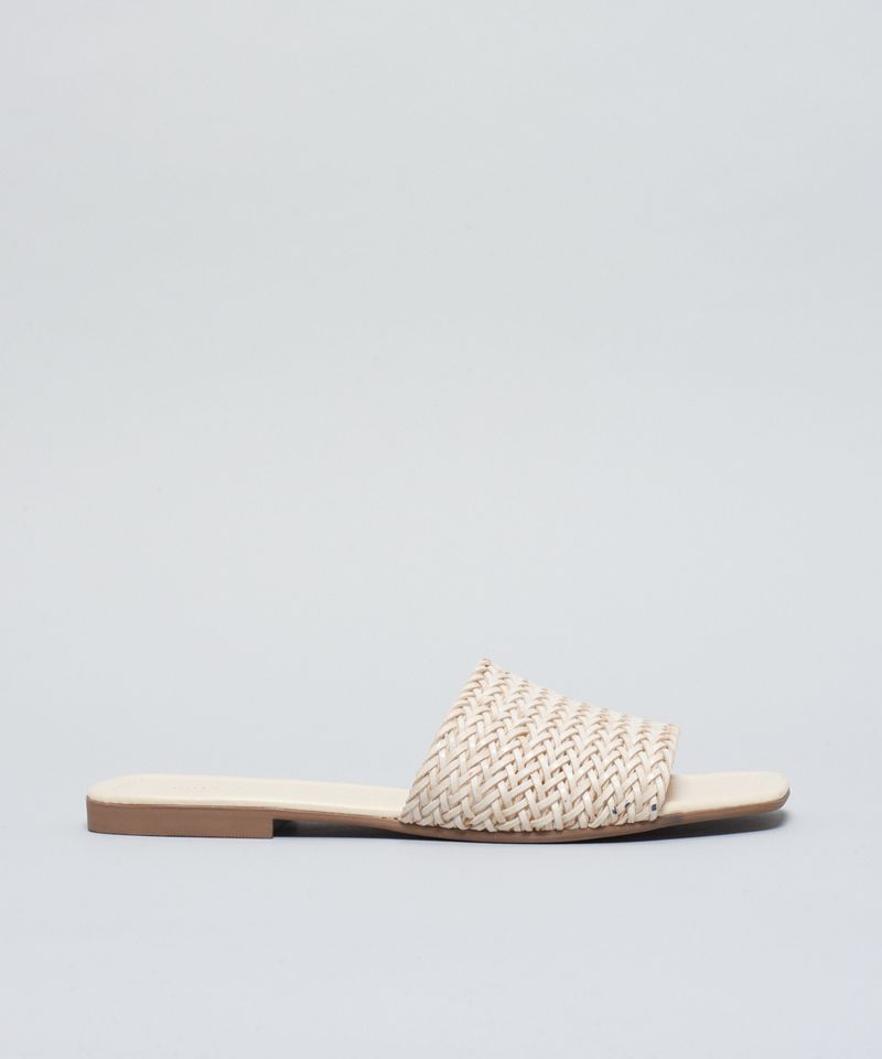 Rasteira Tresse Basica - Offwhite 34 - offwhite