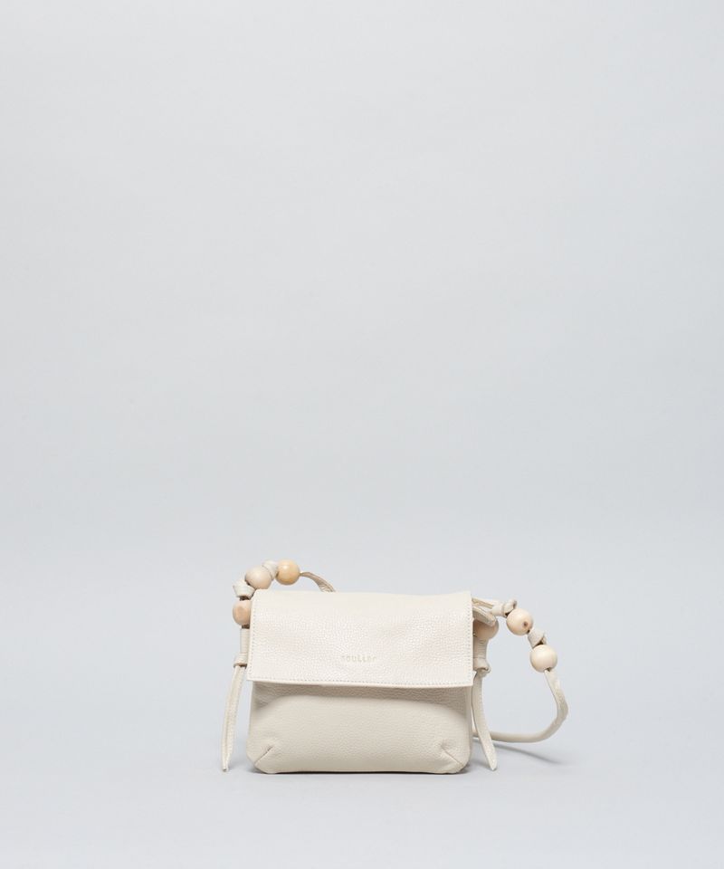 Bolsa p Couro Esferas - Offwhite u - offwhite