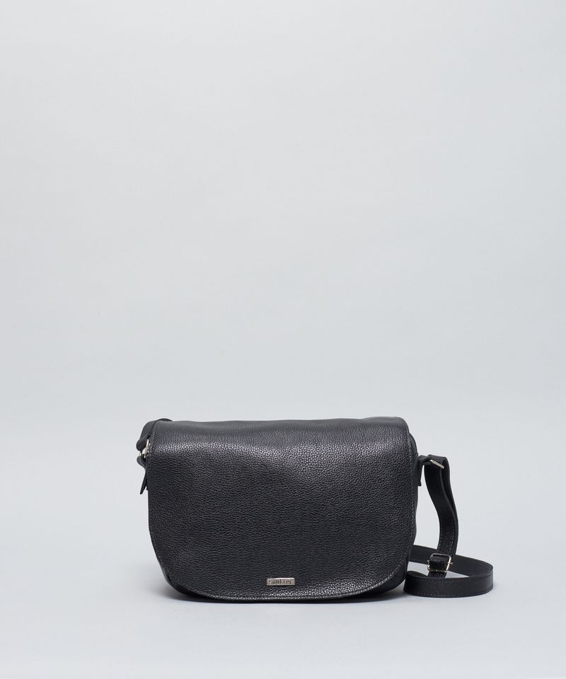 Bolsa m Couro Lua - Preto u - preto