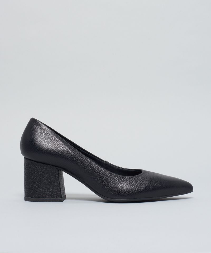 Scarpin Couro Helena - Preto 35 - preto