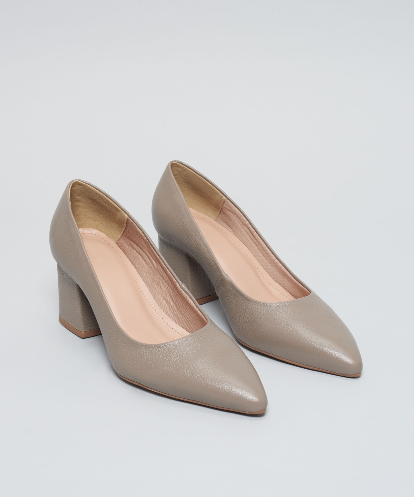 Scarpin Couro Helena - Cinza - Imagem 25