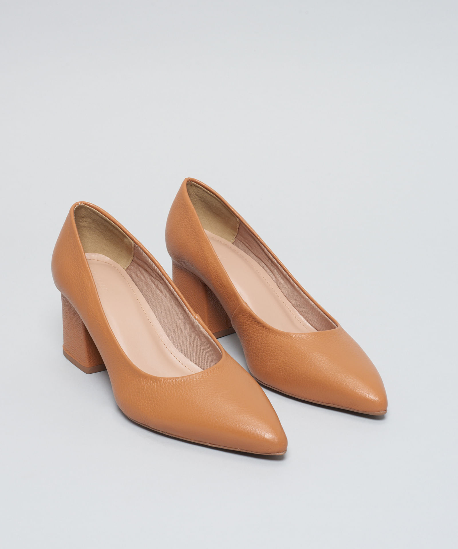 Scarpin Couro Helena - Caramelo - Imagem 22