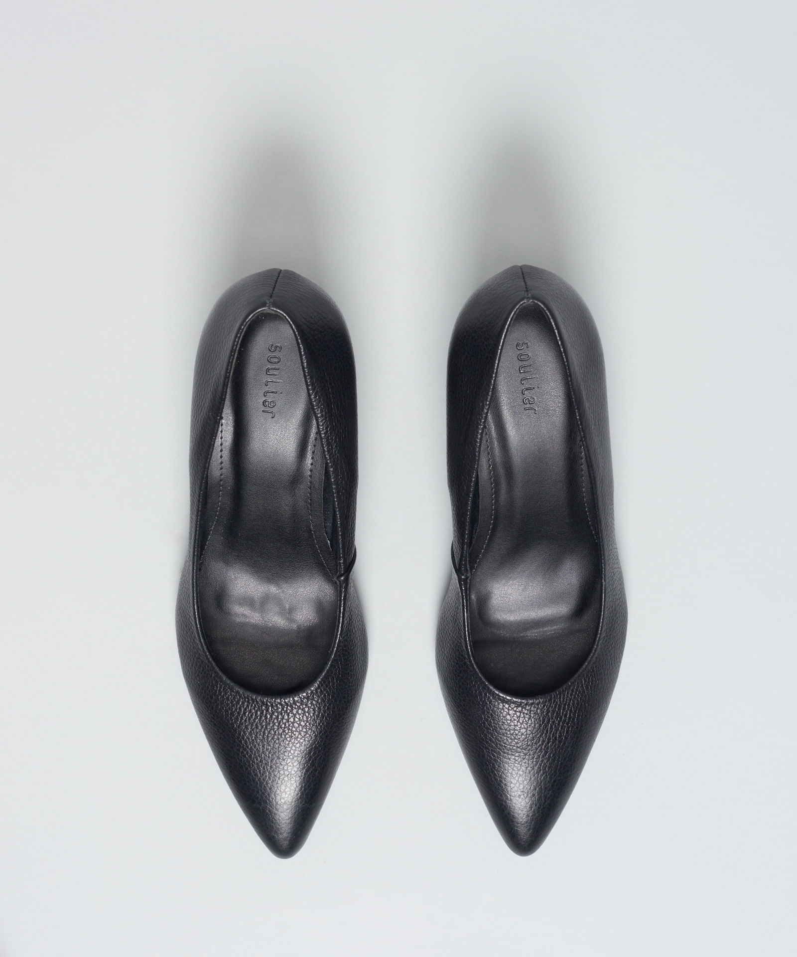 Scarpin Couro Helena - Preto - Imagem 9