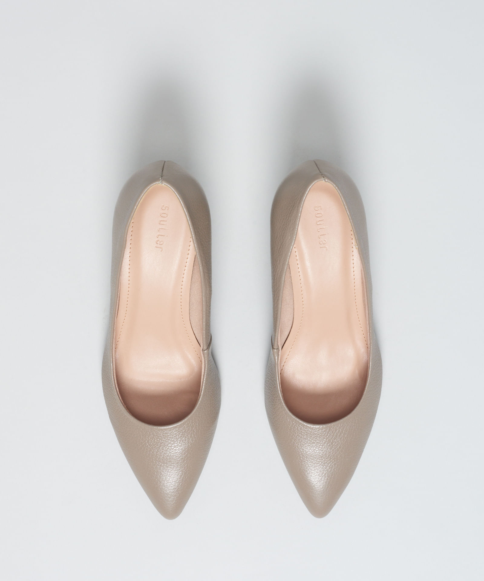 Scarpin Couro Helena - Cinza - Imagem 9