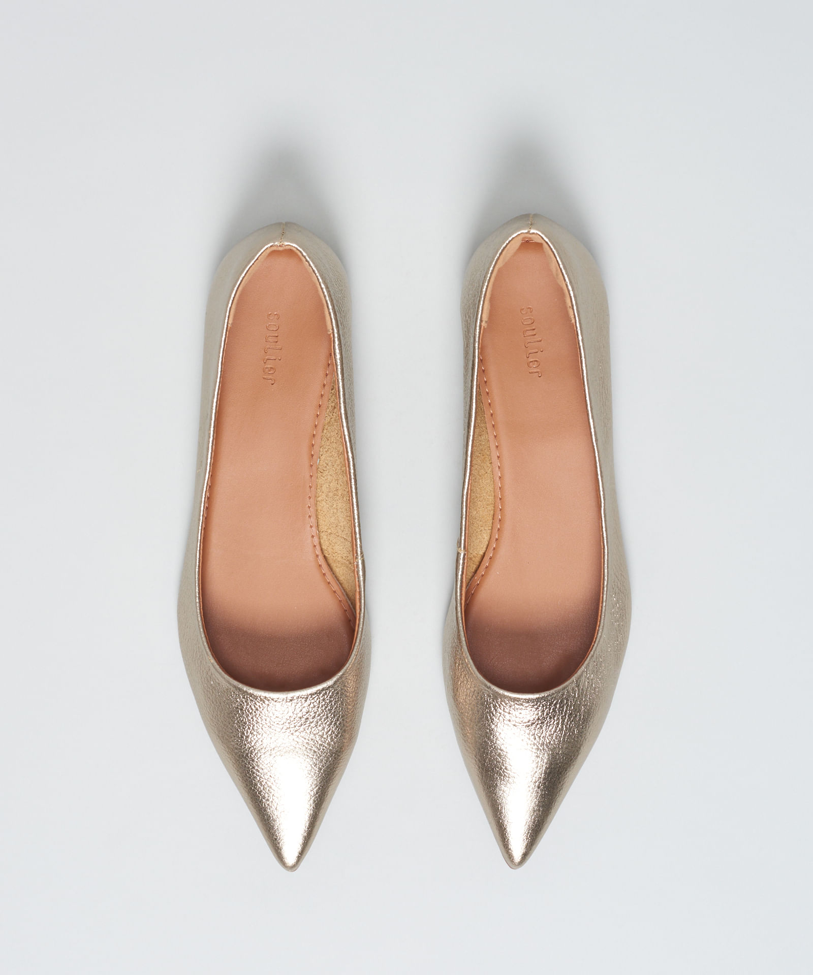 Sapatilha Couro Bico Fino - Prata Velho - Imagem 22