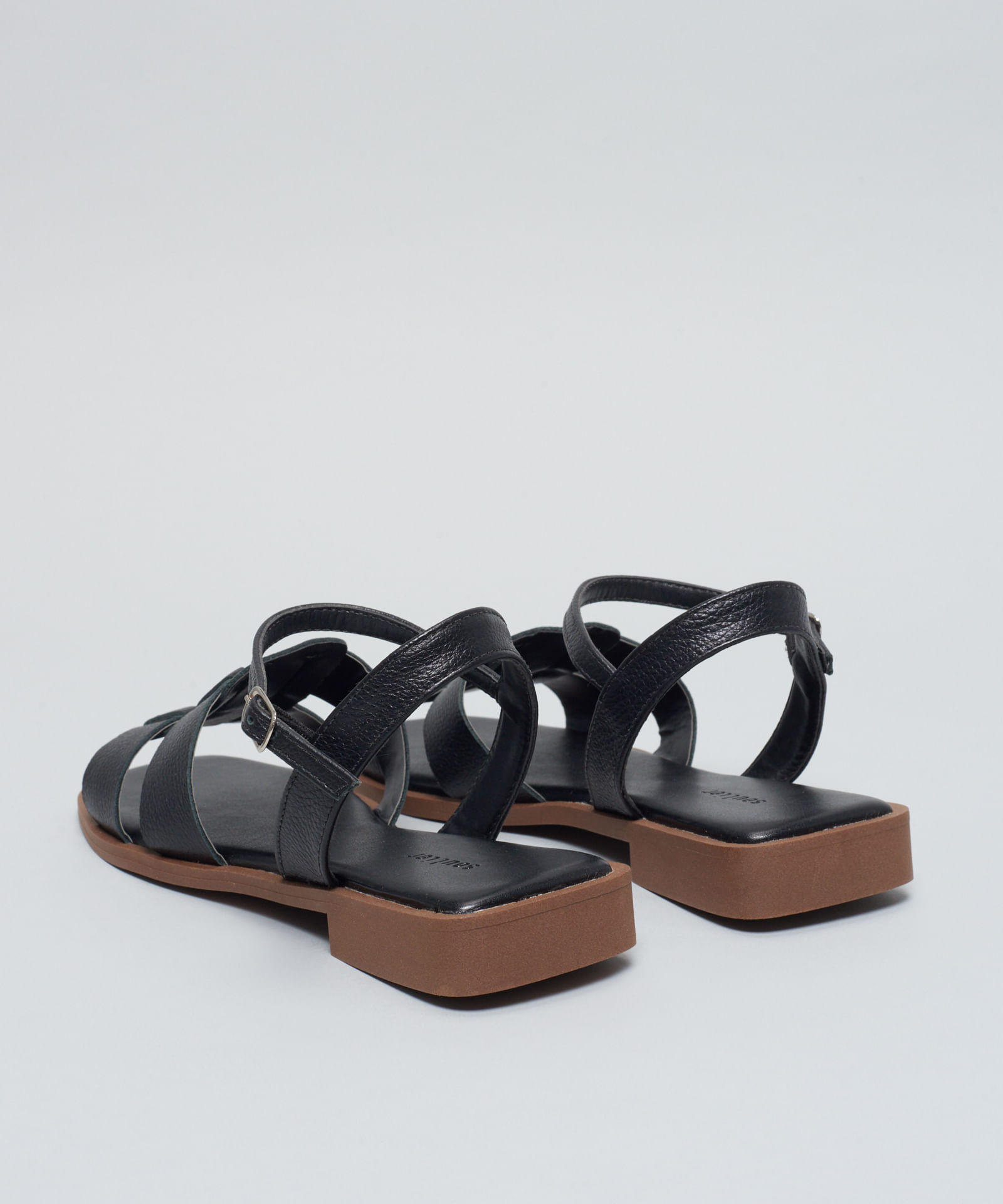 Rasteira Couro Pescador Duo - Preto - Imagem 28