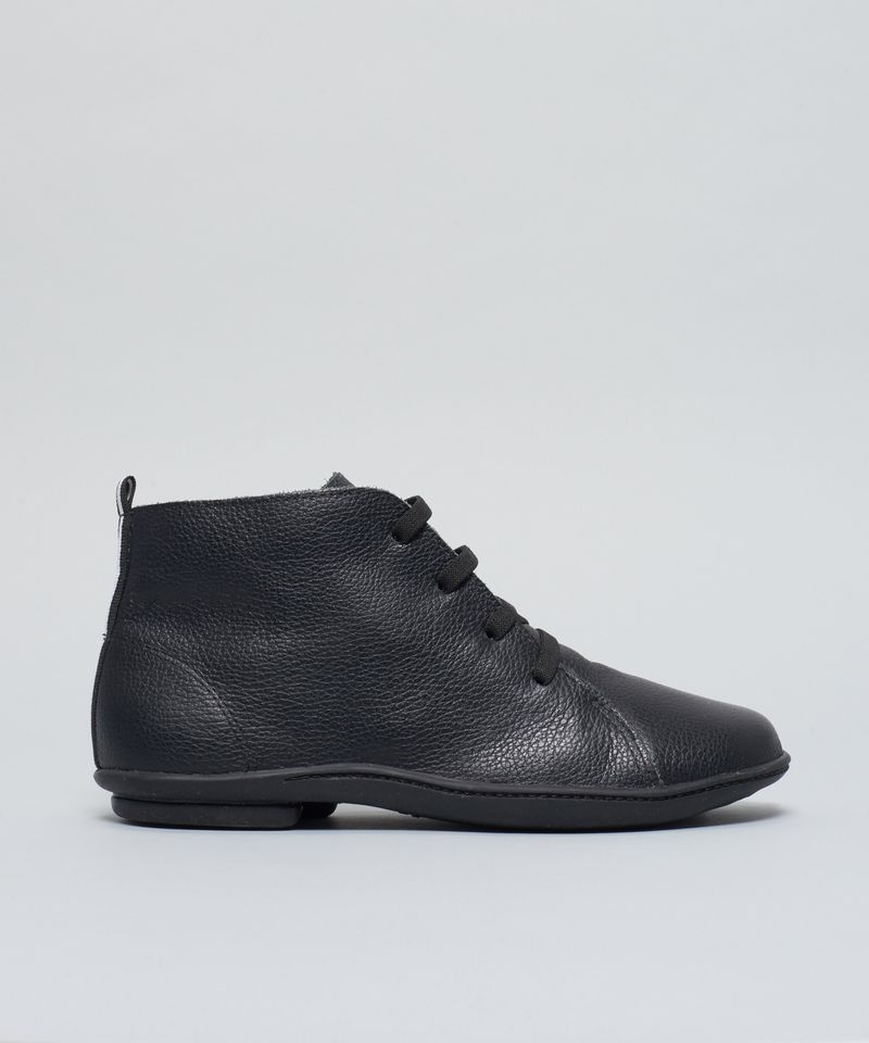 Bota Couro Comfort - Preto 34 - preto