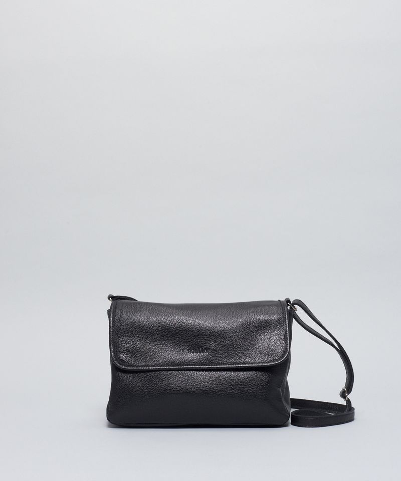Bolsa m Couro Vies - Preto u - preto
