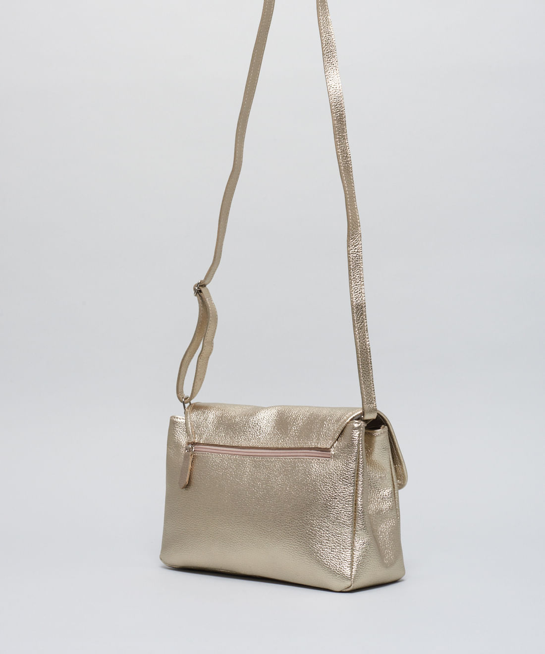 Bolsa m Couro Vies - Prata Velho - Imagem 2