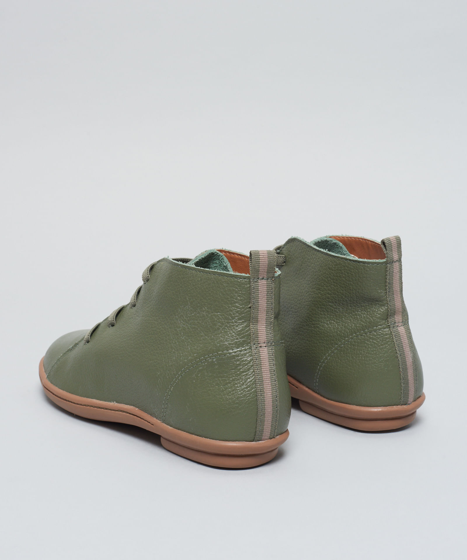Bota Couro Comfort - Verde Militar - Imagem 3