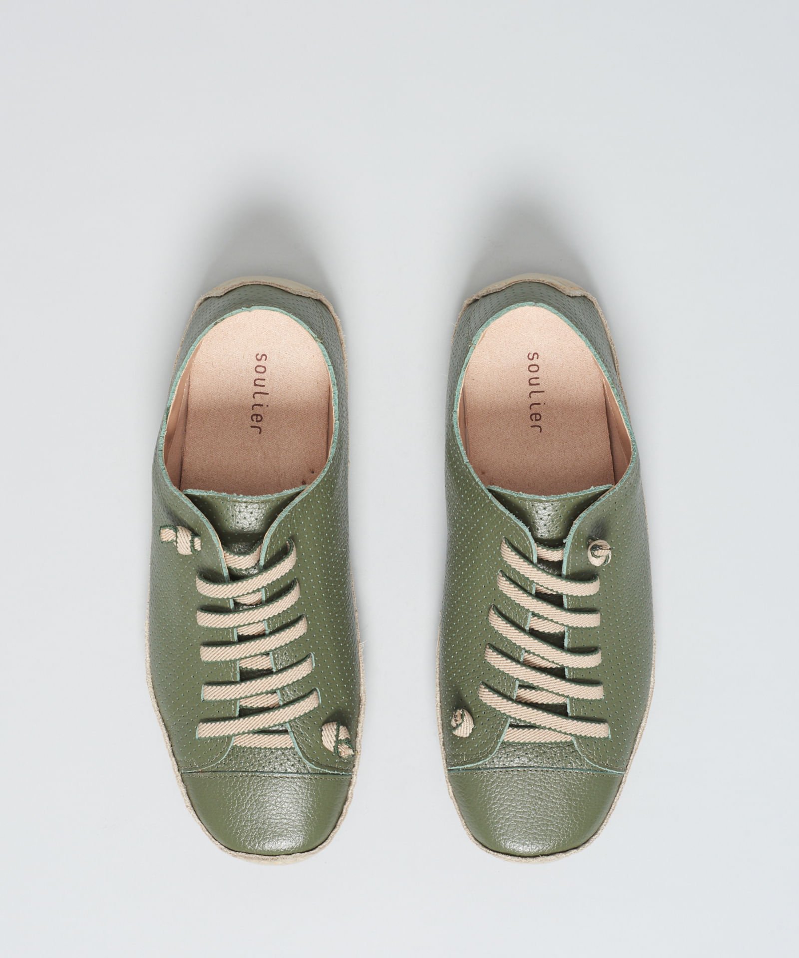 Tenis Perfuros Bicolor - Verde Militar - Imagem 24