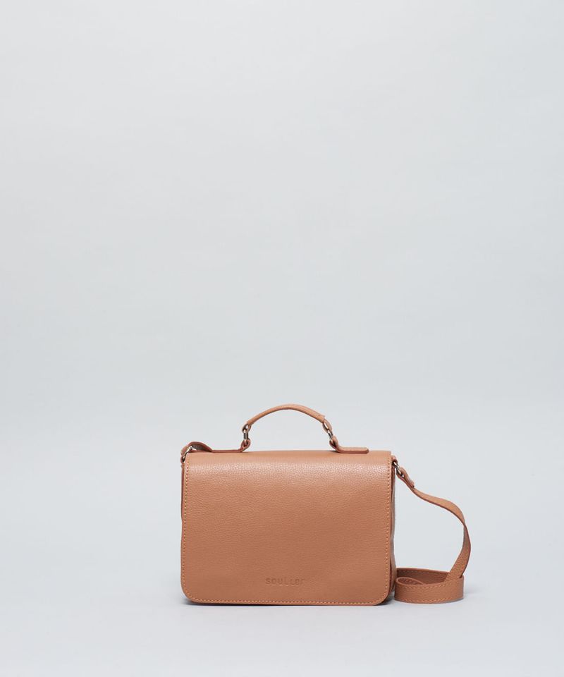 Bolsa p Estruturada Box - Caramelo u - caramelo