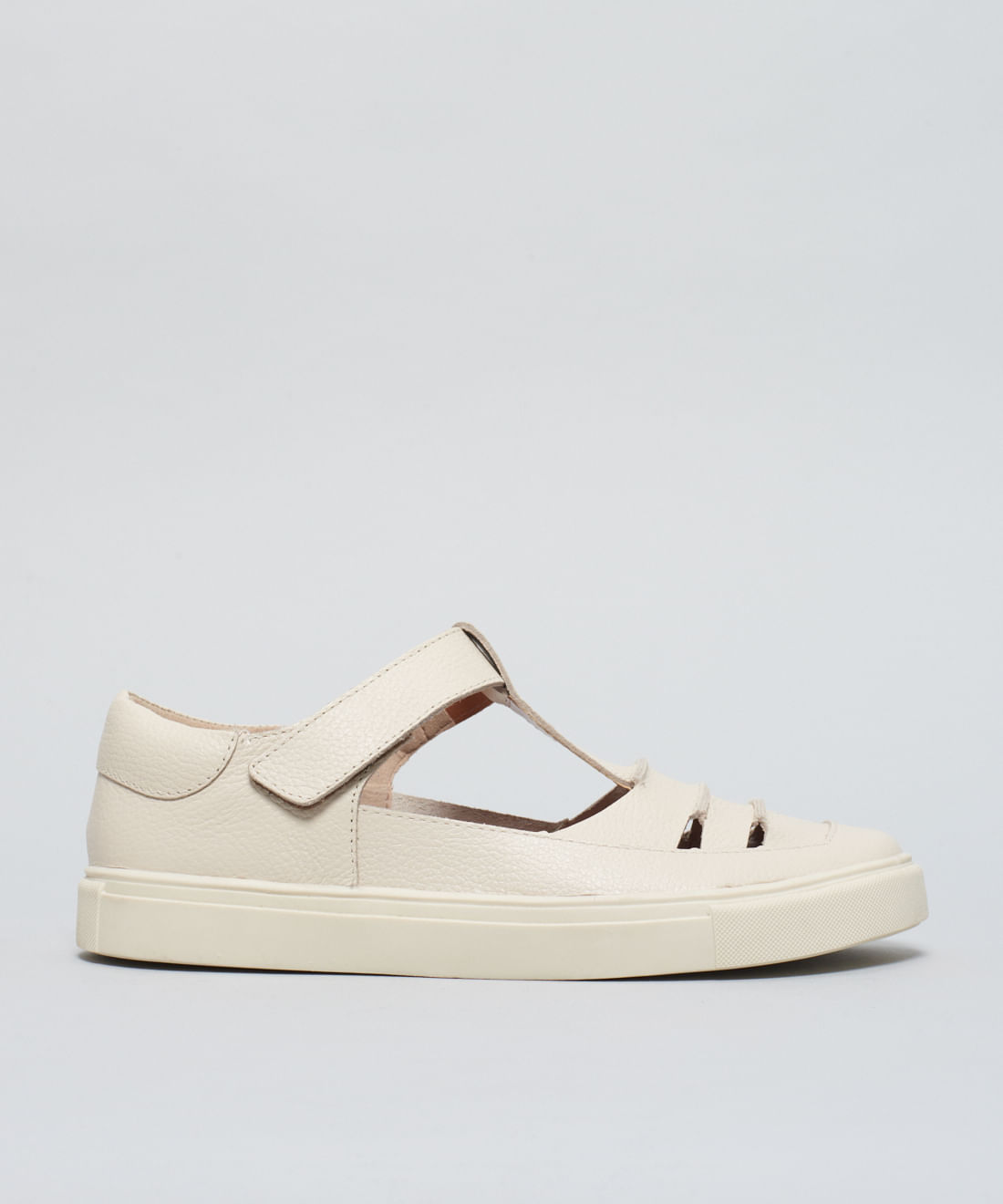 Tenis Aberto Recortes - Offwhite