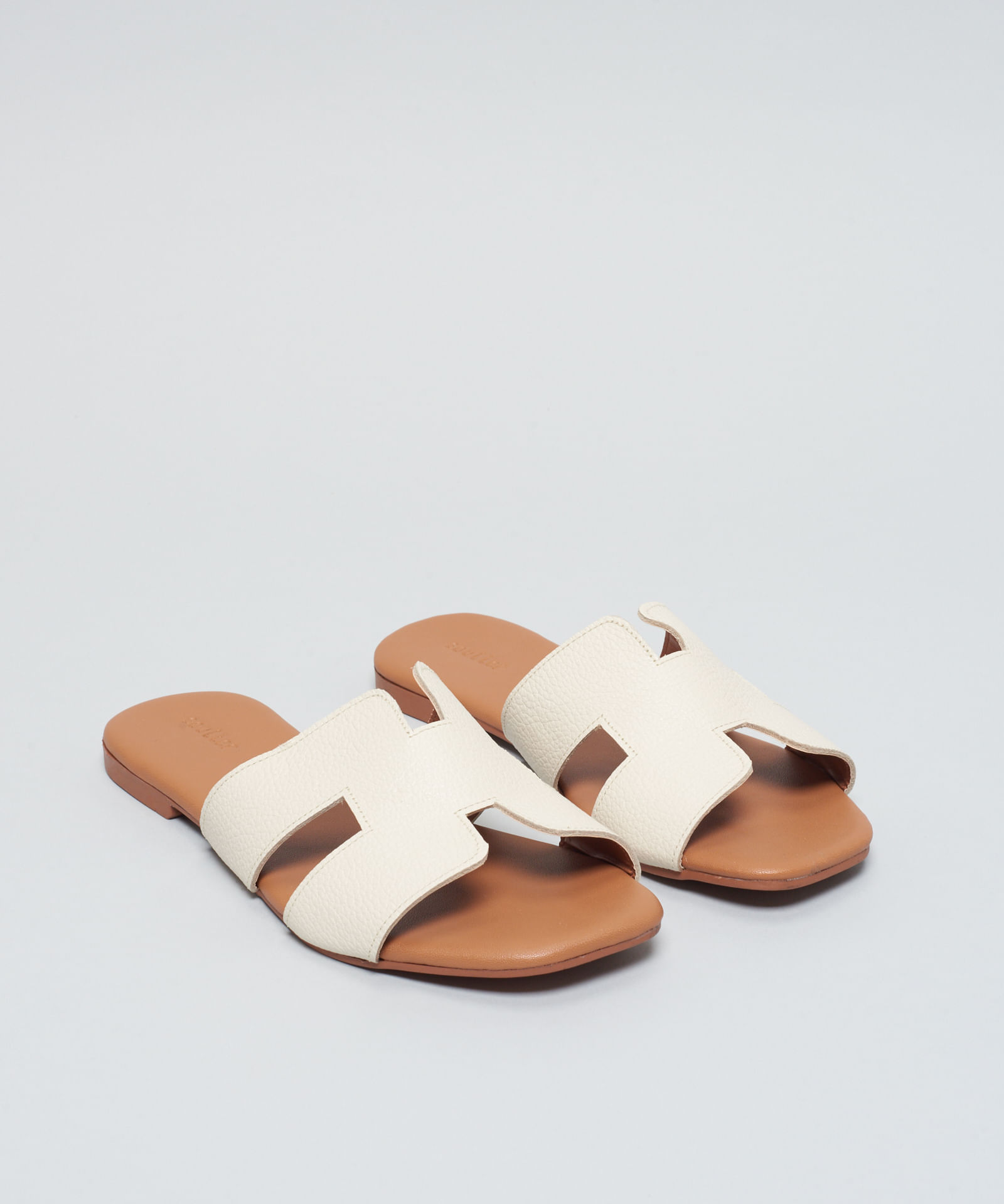 Rasteira Basica Couro Helo - Offwhite - Imagem 27