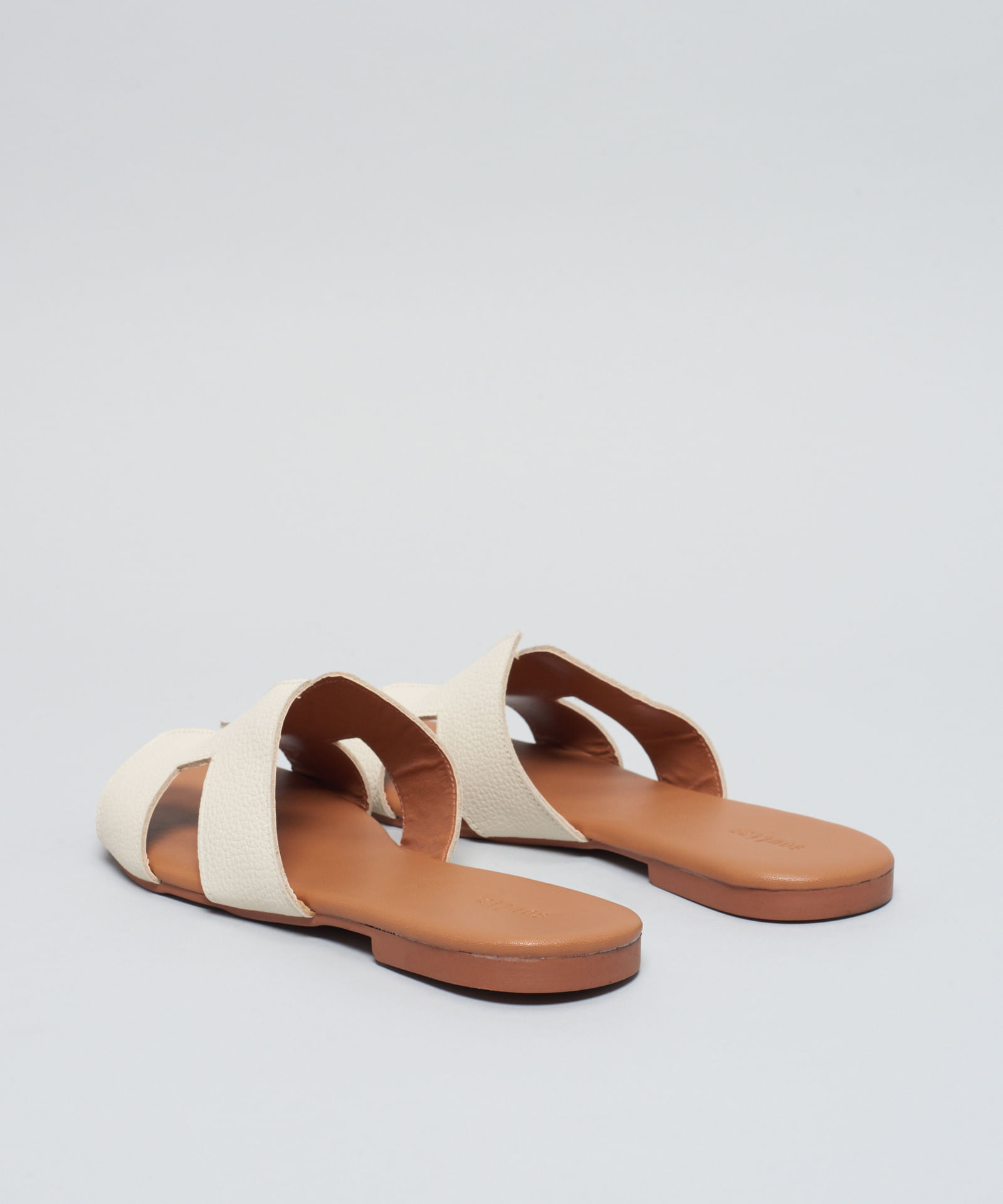 Rasteira Basica Couro Helo - Offwhite - Imagem 18