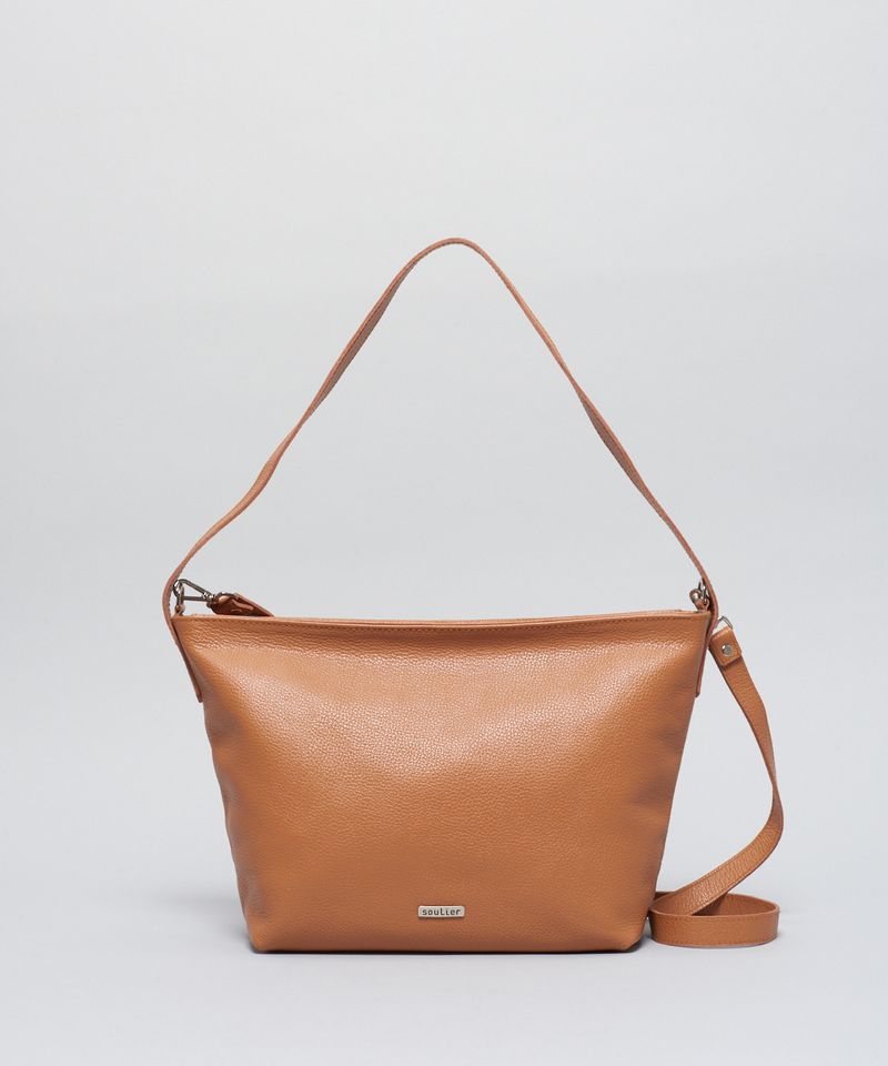 Bolsa m Couro Molinha - Caramelo u - caramelo