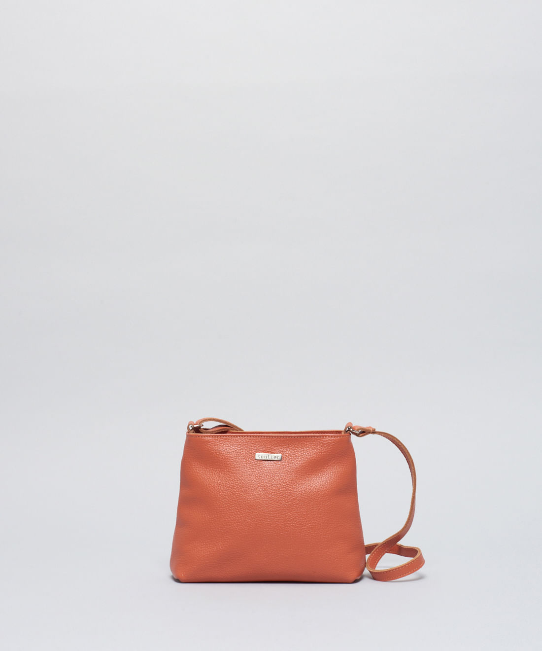 Bolsa p Couro Basiquinha - Ocre