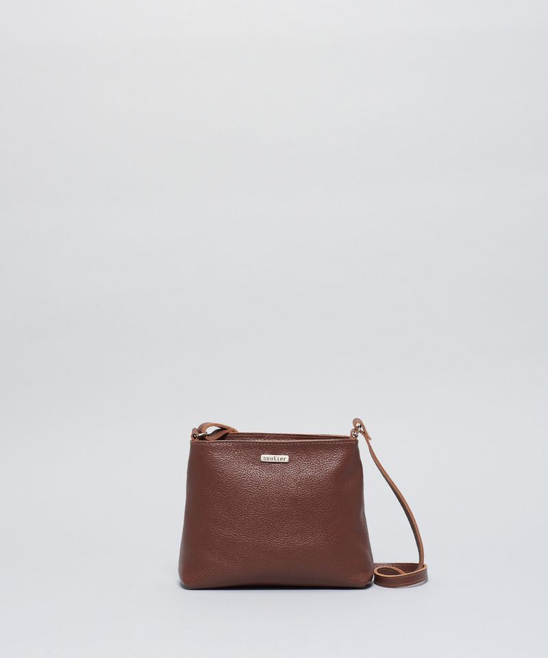 Bolsa p Couro Basiquinha - Chocolate u - chocolate