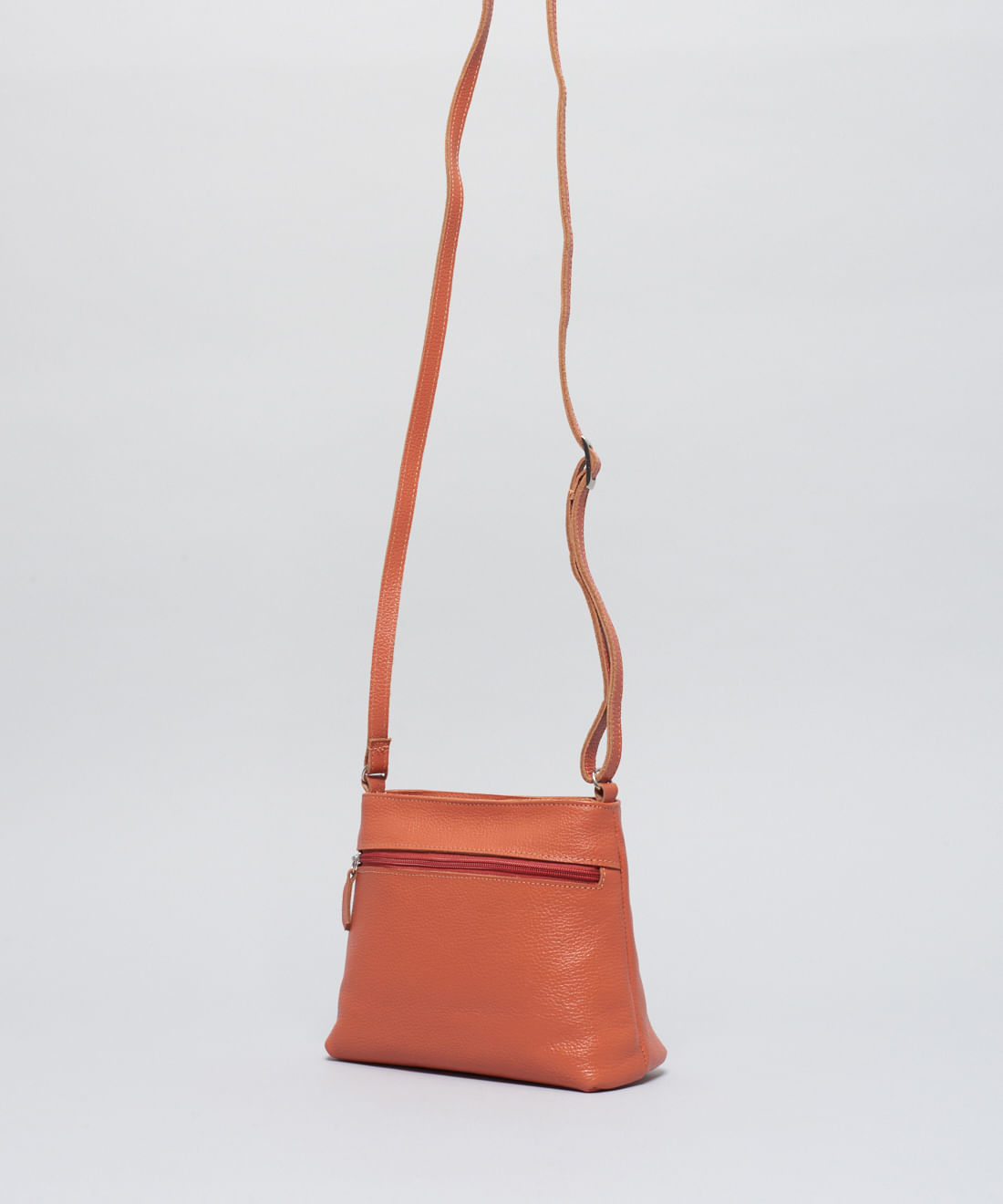 Bolsa p Couro Basiquinha - Ocre - Imagem 2