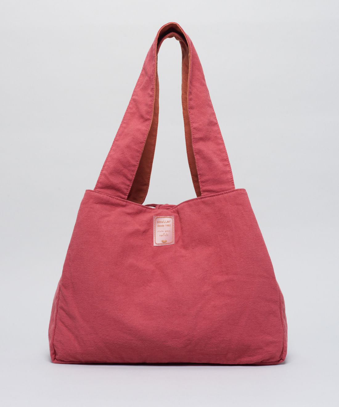 Bolsa Dupla Face Soul - Cereja/Ocre